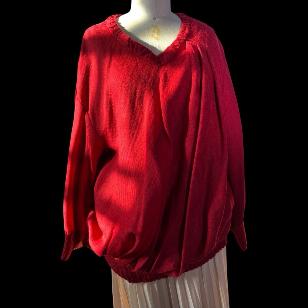 Undercover by Jun Takahashi red wool top
